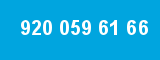920 059 61 66 920 059 61 66